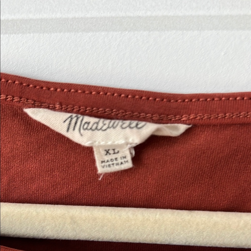 Women's Rust Long Sleeve Top - Picture 2 of 3